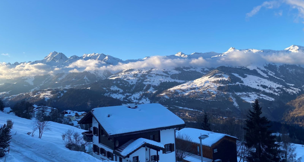 Ferienwohnung Roda Mulin - Aussicht Winter Ferienwohnung Roda Mulin - Aussicht Winter