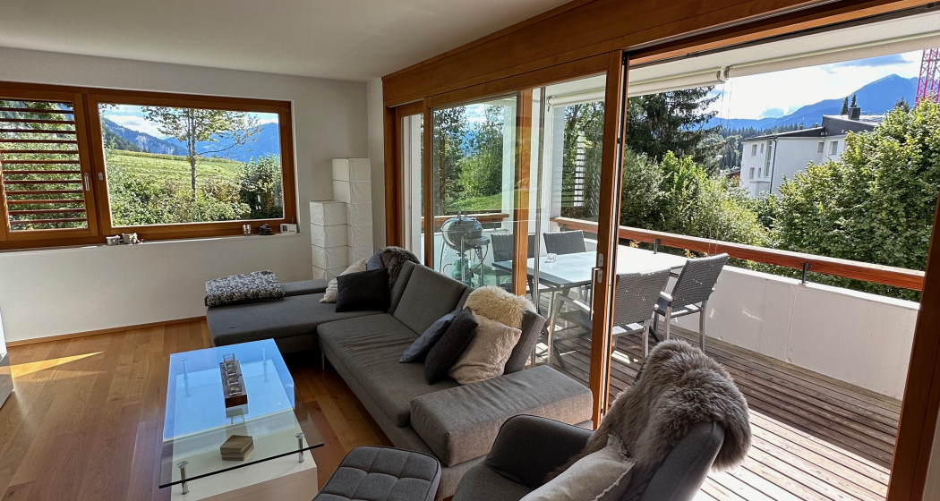 Casa Sigi an der via Lanezzi in Flims