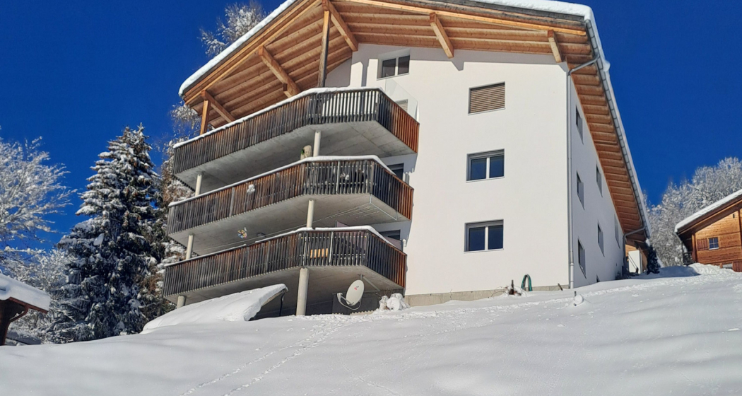 Ferienwohnung Spilgè - Ansicht Winter