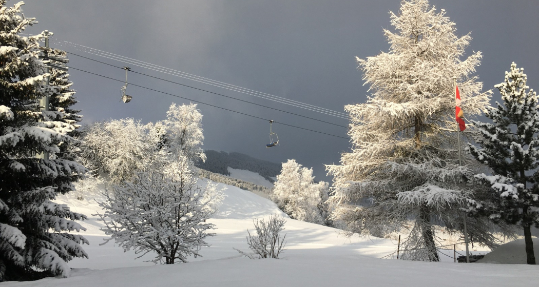 Ferienhaus Collenberg - Aussicht Winter