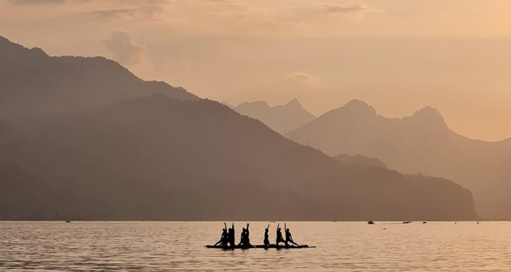 Yoga auf dem Walensee Yoga auf dem Walensee