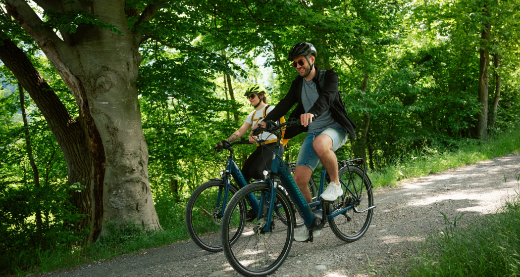 Unterwegs mit dem E-Bike in der Bündner Herrschaft Unterwegs mit dem E-Bike in der Bündner Herrschaft