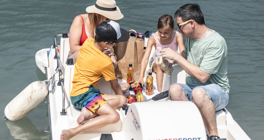 Picknick auspacken Picknick auspacken