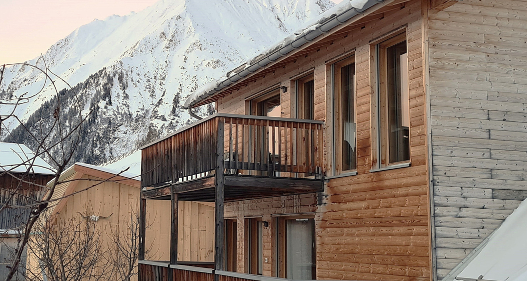 Ferienhaus Charme by Biobuchli - Ansicht Winter