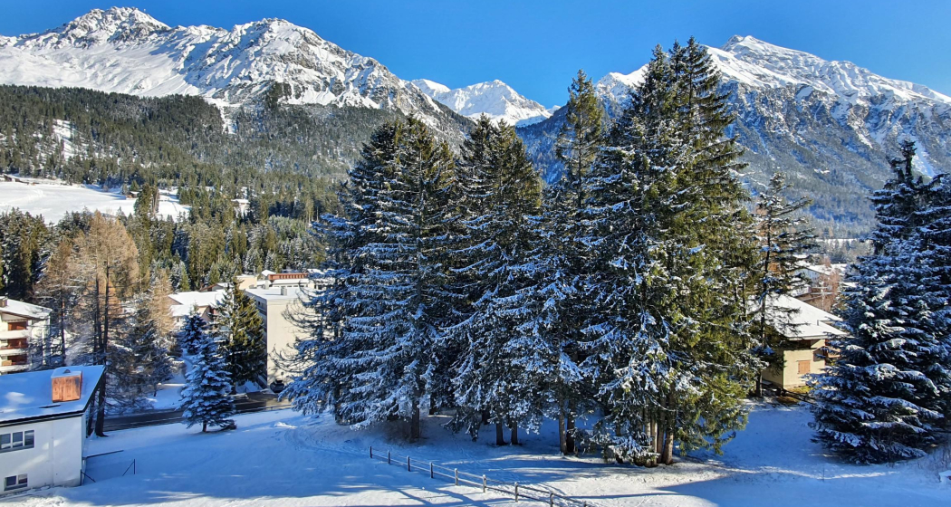 Aussicht aus dem Balkon_Winter