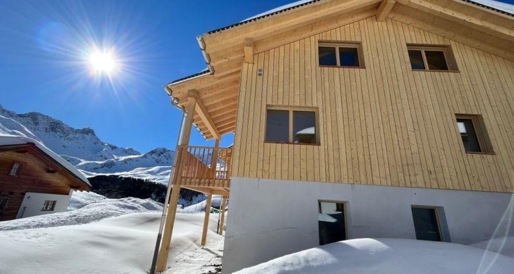 Ansicht von Osten im Winter