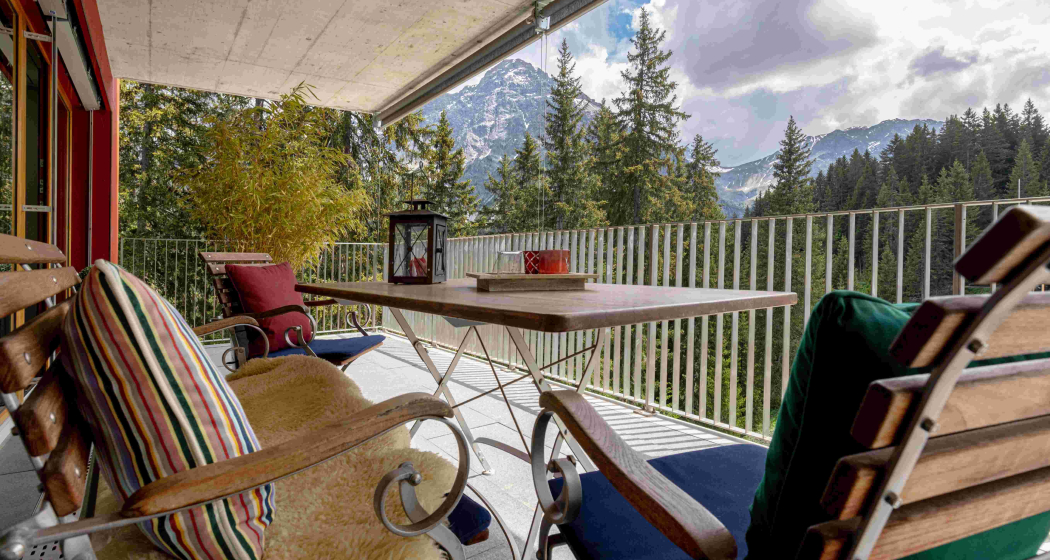 Ausblick von der Terrasse