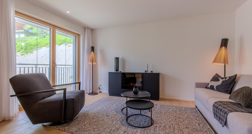 Gemütlichen Wohnraum mit Auszugssofa