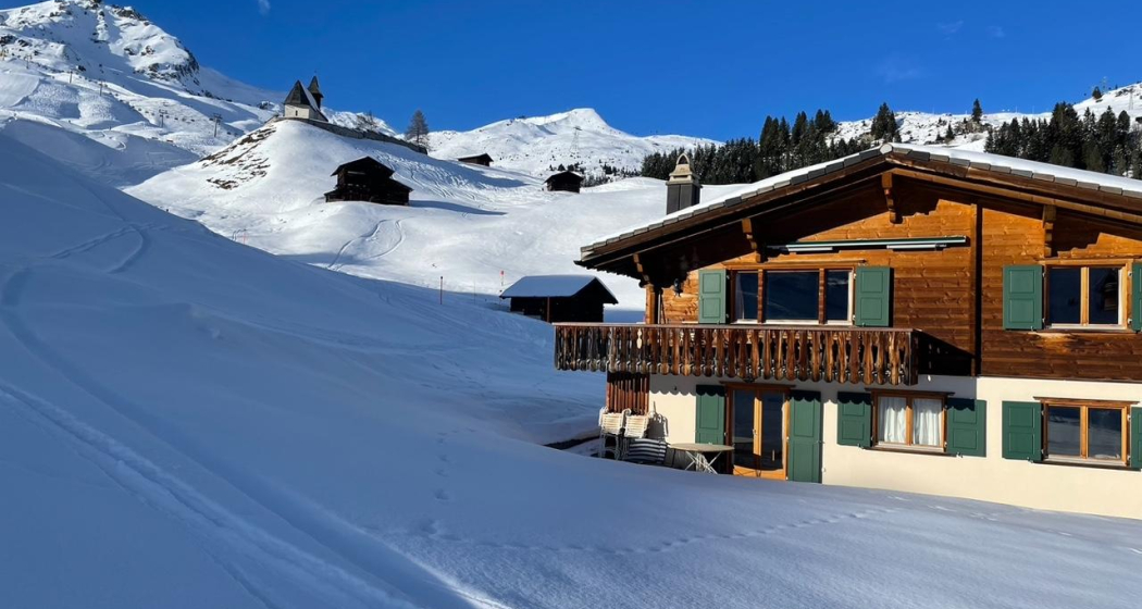 Blick Kirchli Weisshorn