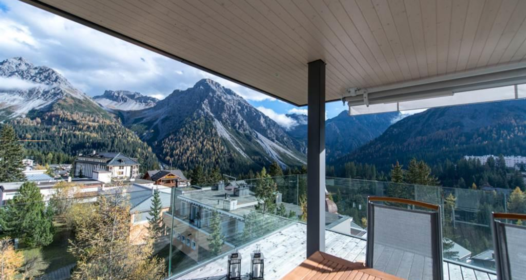 Terrasse mit Südost Aussicht