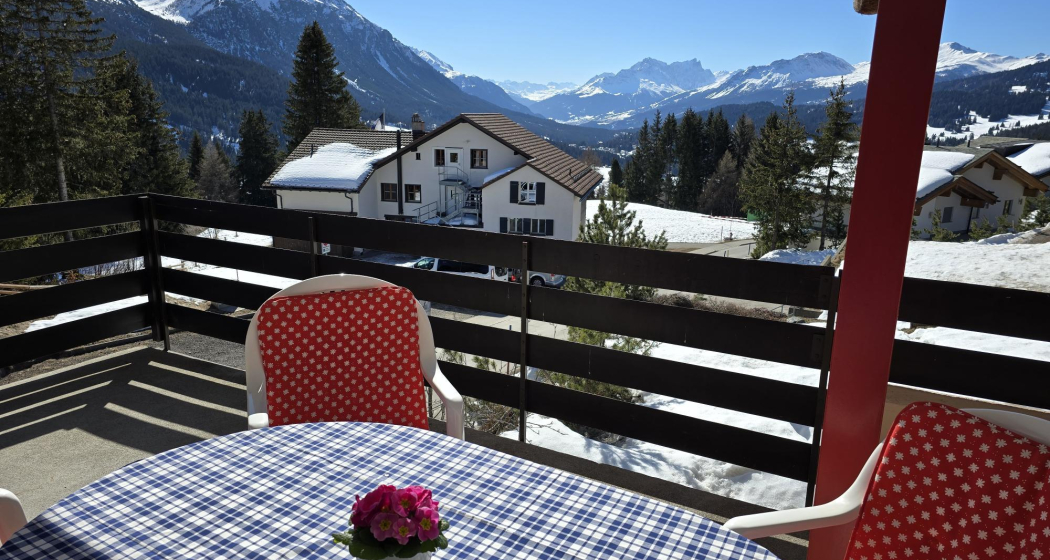 Blick von der Terrasse Richtung Süden