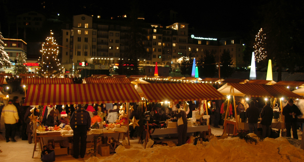 Weihnachtsmarkt auf dem Seehofseeli Davos (gdl_844125711_image)