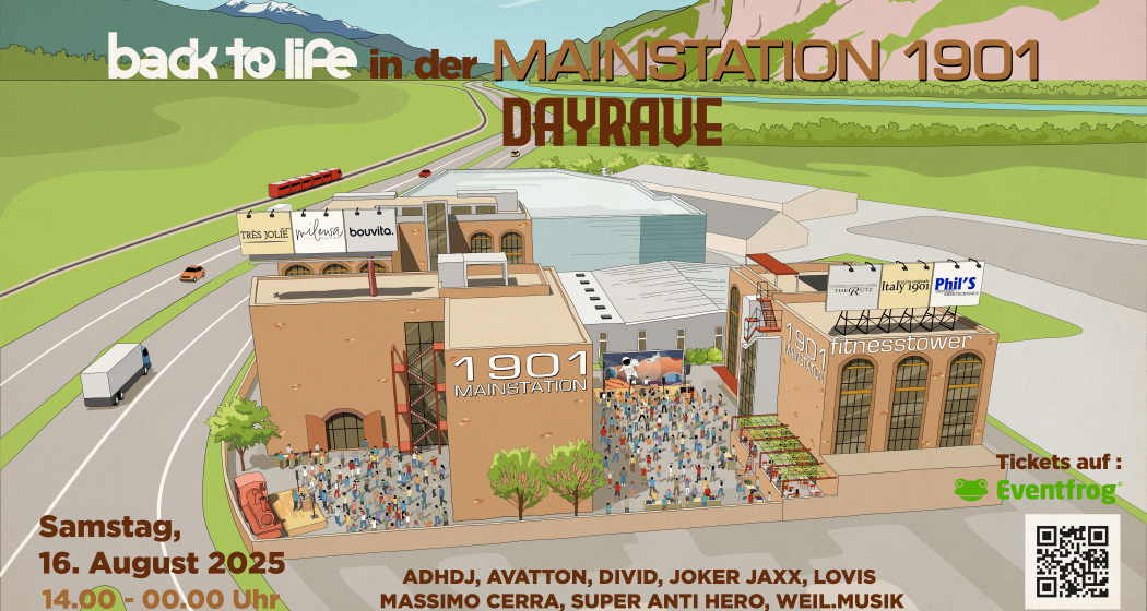 Back to life IN DER MAINSTATION / DAYRAVE / CHUR (gdl_884493229_image) Back to life IN DER MAINSTATION / DAYRAVE / CHUR (gdl_884493229_image)