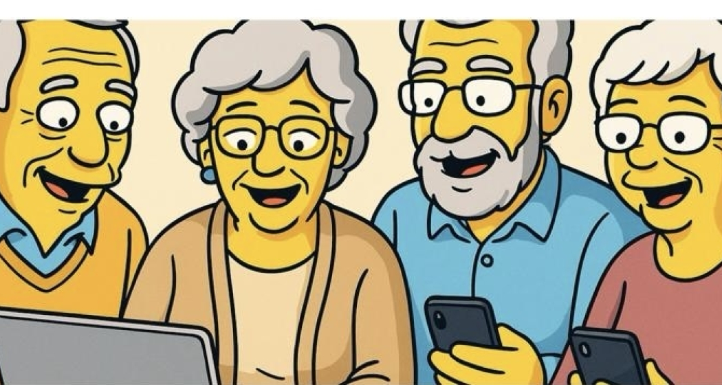 Digital unterwegs; Handykurs für Senioren (gdl_900697681_image)