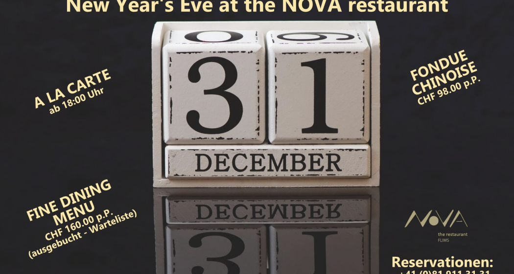 Silvester im Restaurant Nova | Hotel Bellevue Flims (gdl_905800240_image)