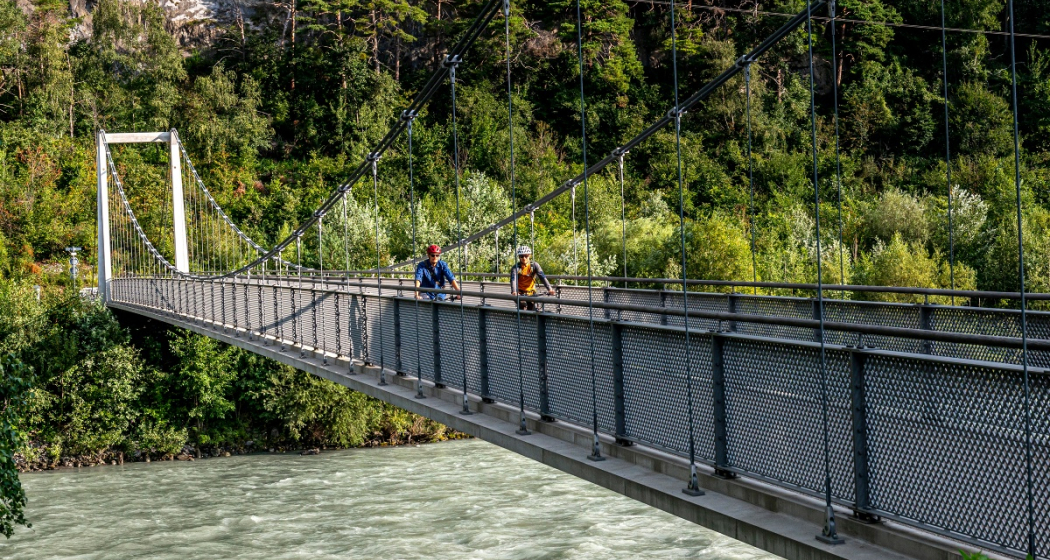 Churer Rheinroute 501, Pardislabrücke Haldenstein-Chur