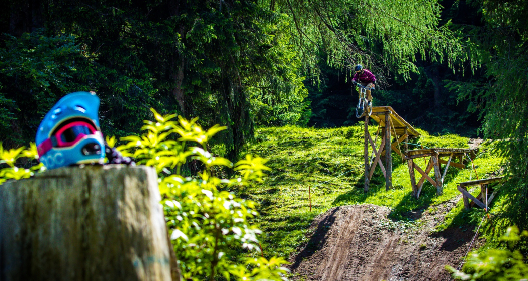 Drop-Batterie auf der roten Strecke