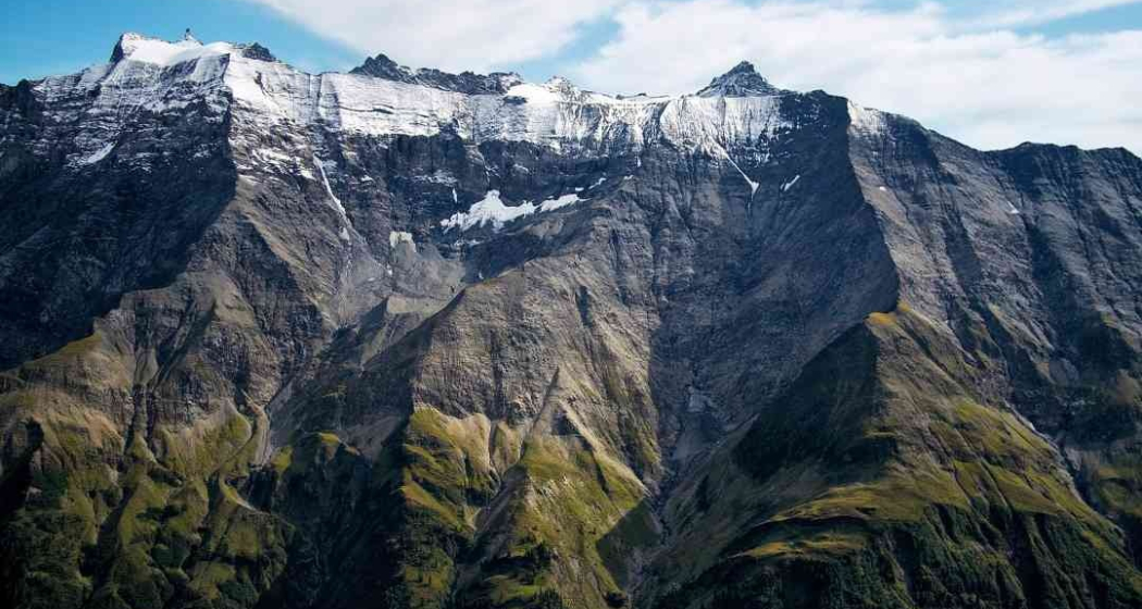 Schuttkegel am Fuss des Ringelspitzmassiv