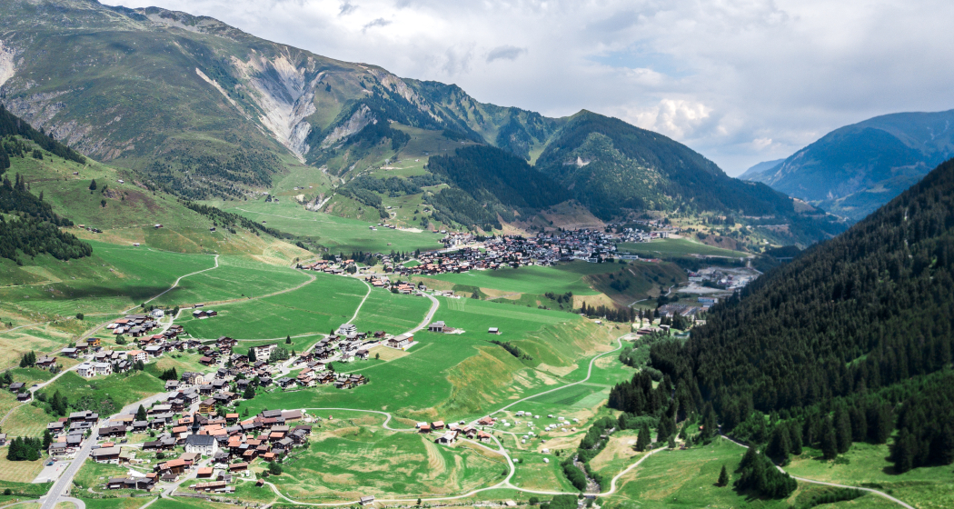 Ausblick in die Surselva