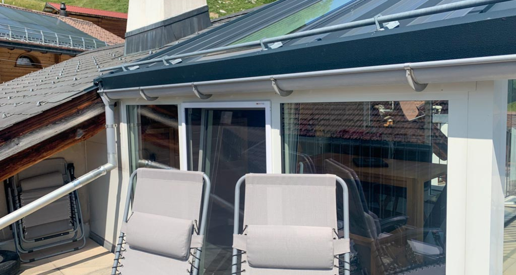 Balkon um den Wintergarten