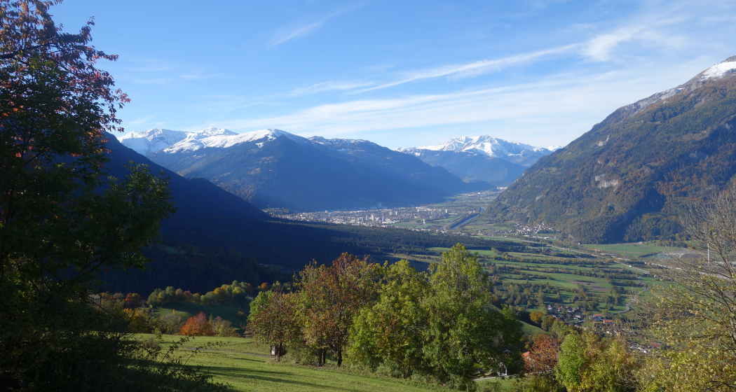 Ausblick aufs Rheintal Ausblick aufs Rheintal