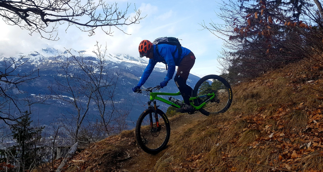 Technischer Trail im oberen Bereich