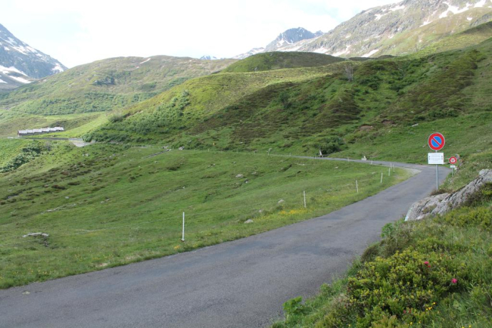 Beginn der Wanderung