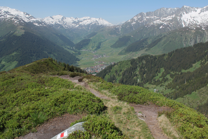 Aussicht ins Val Tujetsch