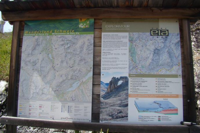Information board Exploratour Information board Exploratour