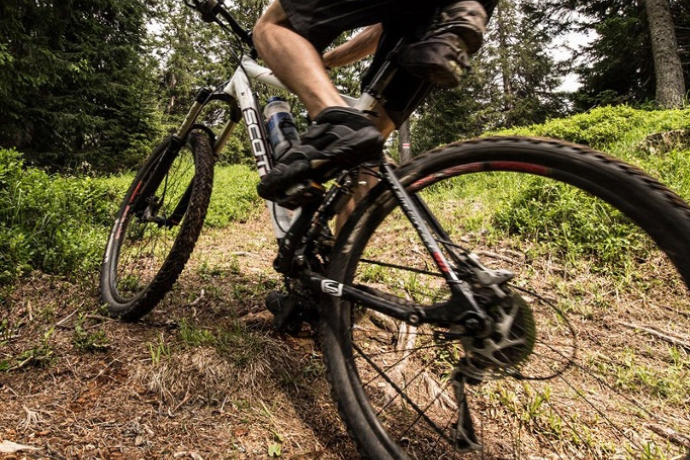 mtb in Pian Cales, San Bernardino (GR)