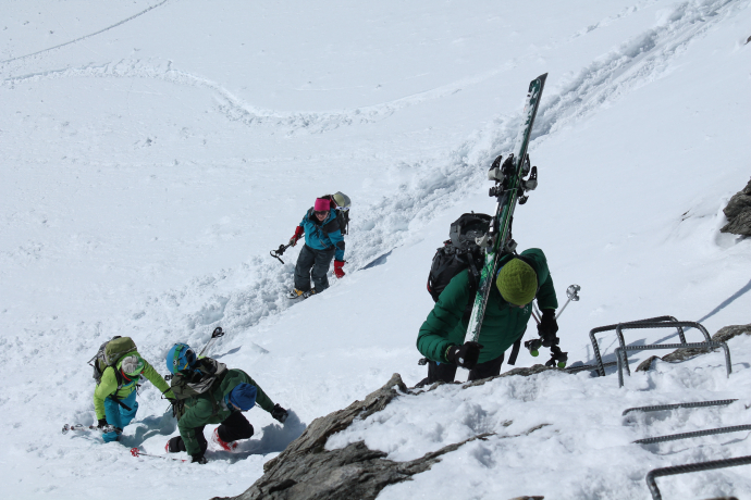 Passage vers le glacier de Brunni