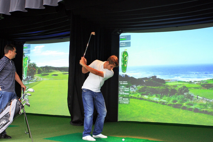 High Definition Golf Simulatoren - auch für Anfänger geeignet...