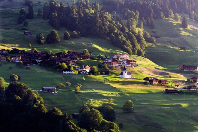 Conters im Abendlicht