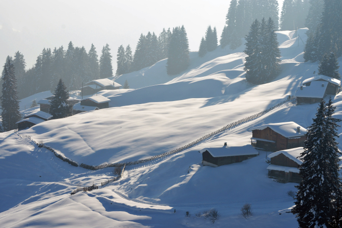 Magnificent toboggan run