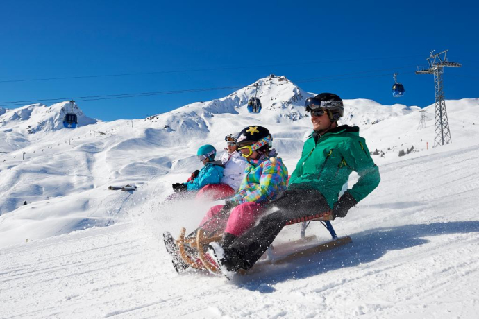 Schlittelweg Gondelbahn Kulm