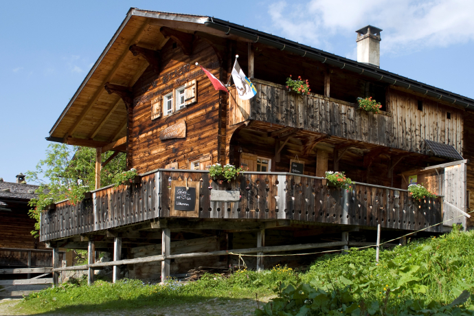 The picturesque Alpenrose restaurant