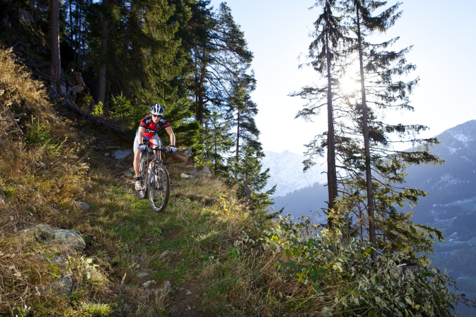 Haut au-dessus de la vallée