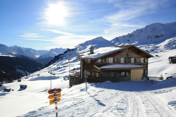 Berggasthaus Strassberg im Winter