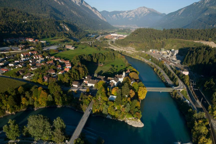 Route culturelle et culinaire de Coire, vallée du Rhin