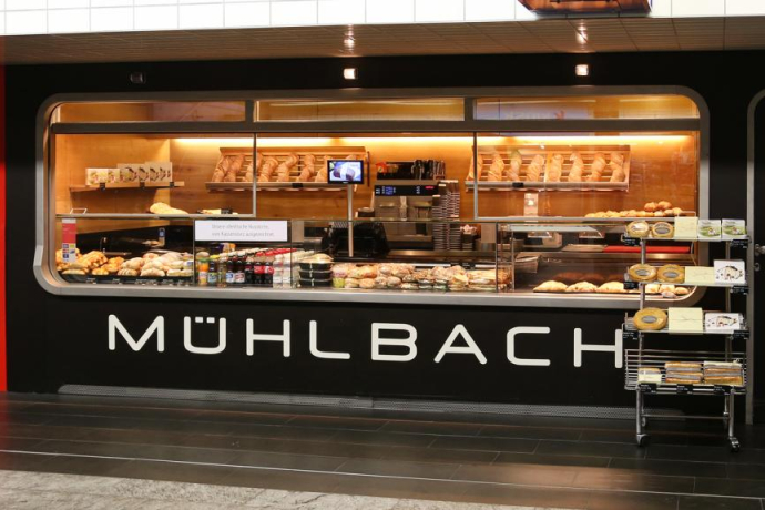 Mühlbach at Chur railway station