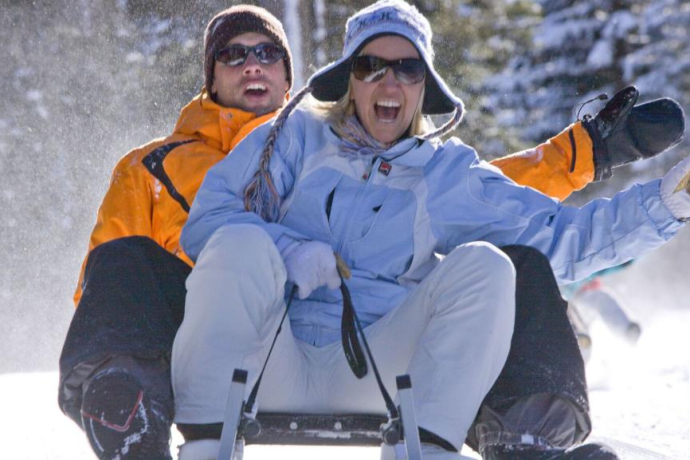 Toboggan run Mathon - Donat - Zillis