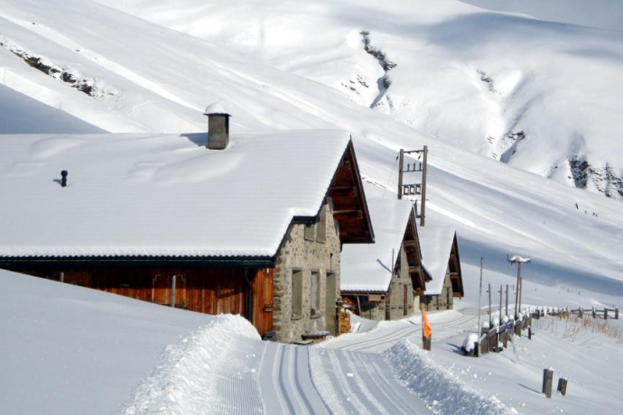 Piste de ski de fond Juf - Alp Jufer - Juf