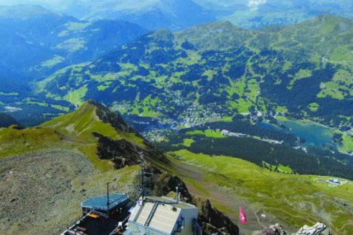 Aussicht vom Rothorn (2865 m ü.M)