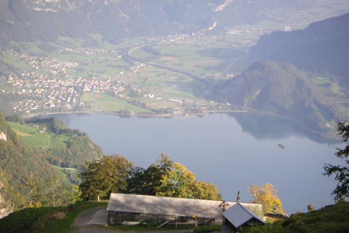Monumentale Begleiter der Tour - die Churfirsten