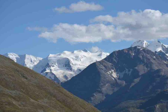 The mountain scenery