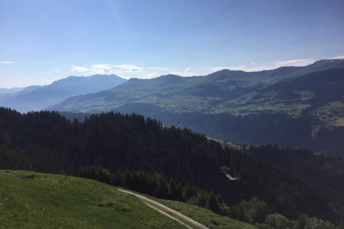 Aussicht nach Brigels