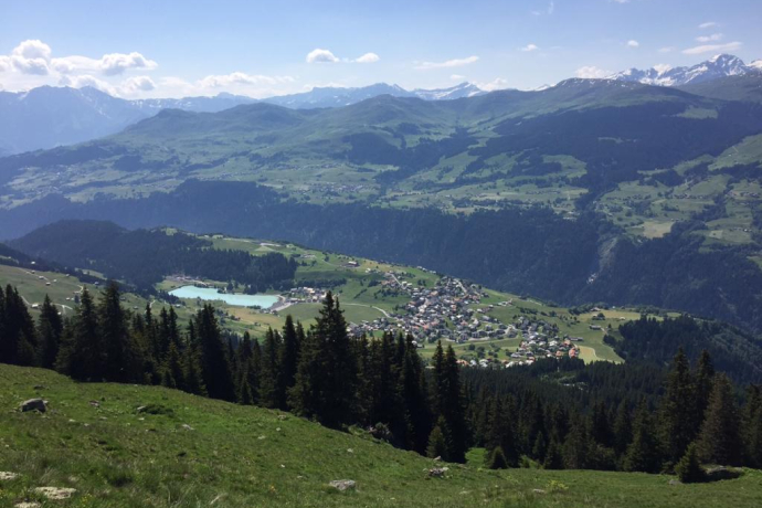 Aussicht nach Brigels