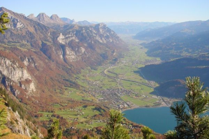 Tiefblick ins Seeztal