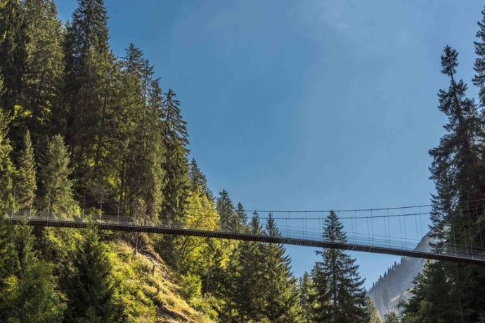 Hängebrücke Val da Silgin