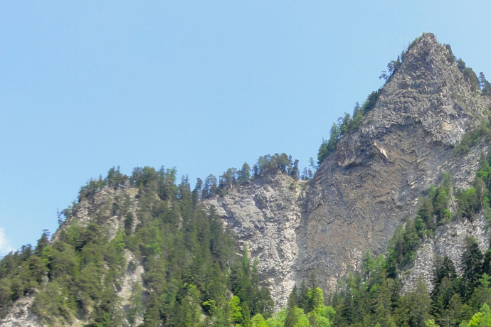 Striking: The Red Plate seen from below